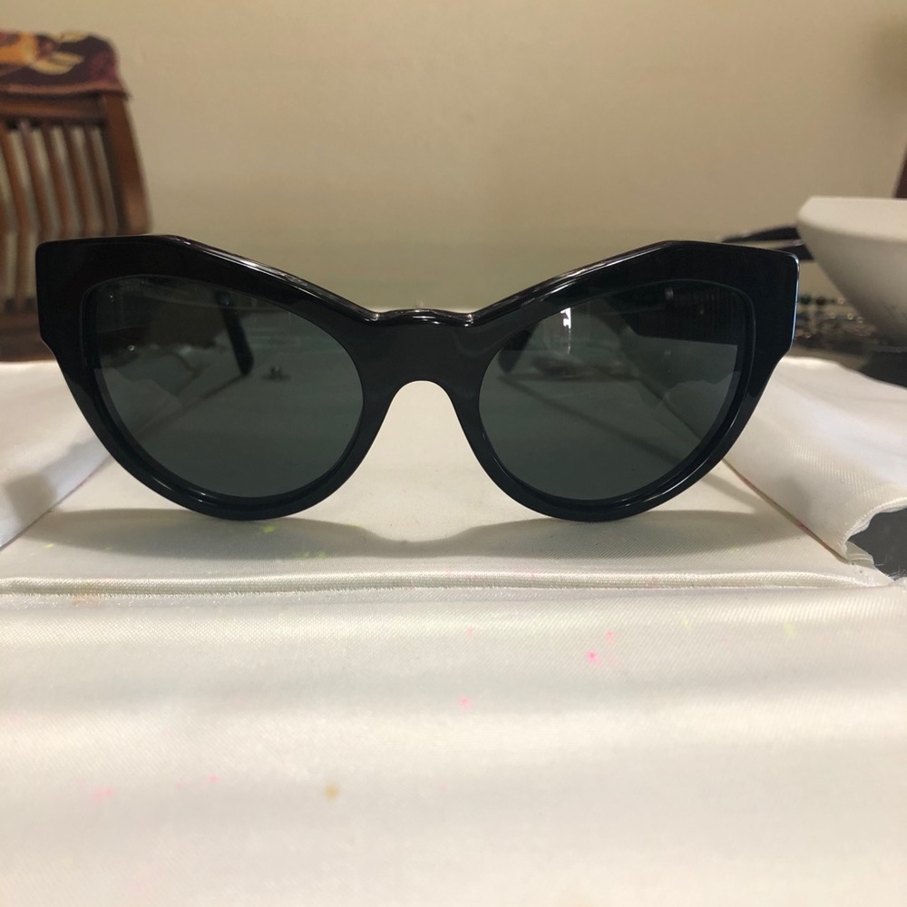 Black and Gold Versace Sunglasses